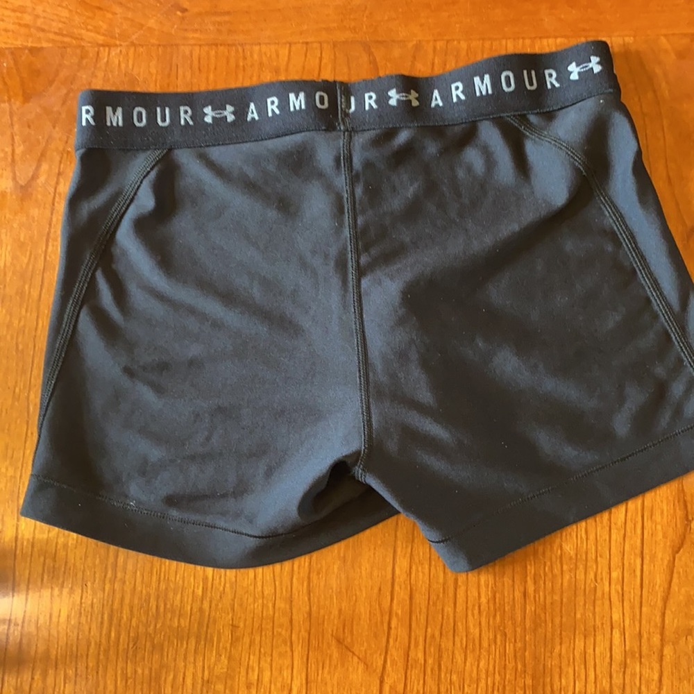 Under Armour black compression shorts sz M - Picture 3 of 4